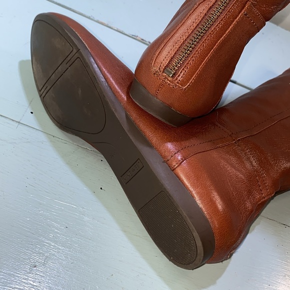 Nine West Flat Chestnut Rider Boots - Picture 7 of 10
